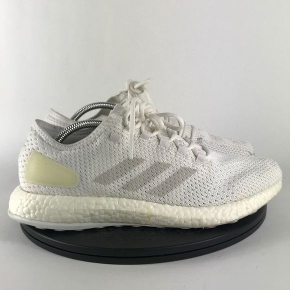 Adidas Pureboost Clima White Athletic Running Shoes BY8897 Men’s Size 10 - Picture 4 of 12